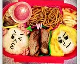 キャラ弁★LINE“ムーン＆ジェームス”作り方5写真