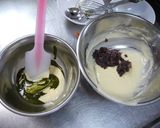 あずきと抹茶の蒸しパン。作り方4写真