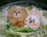 大根おろしアート★コニー&ブラウン♪作り方4写真