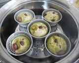 あずきと抹茶の蒸しパン。作り方7写真