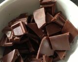 チョコクッキー(生クリーム使切)友チョコ作り方3写真
