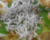 絹さやとしらすと長ねぎの玉子とじ作り方10写真