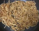 長ネギと豚の簡単ソース焼きそば作り方7写真