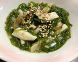 《簡単♪小鉢》エリンギとめかぶ 梅風味作り方6写真