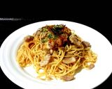 誰でも簡単！濃厚ガーリックパスタ！！作り方5写真