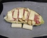 ジューシー♪ナスの器の豚チーズ焼き作り方5写真