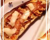 ジューシー♪ナスの器の豚チーズ焼き作り方7写真
