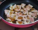 スタミナ満点！ニラ玉 肉豆腐作り方3写真