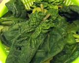 ほうれん草の卵炒め作り方1写真