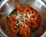 茄子とパプリカのスペイン風和え物作り方7写真
