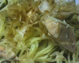 鮭＆昆布焼きそば作り方5写真