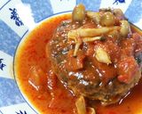 トマトで煮込んだ"チーズinハンバーグ"作り方6写真