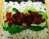 絶対美味しい恵方巻(焼肉＆まぐろユッケ)作り方13写真