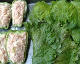 鶏ひき肉の大葉包み焼き作り方3写真