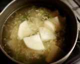 大根とまいたけの中華スープ作り方2写真