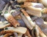 ちくわとしめじのめんつゆバター炒め☆作り方7写真