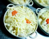 ベビーホタテと鶏肉の牛乳グラタン作り方7写真