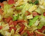 野菜でヘルシー♪トマたま丼作り方3写真