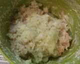 鶏ひき肉と豆腐の照り焼きハンバーグ作り方5写真