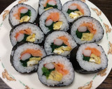 節分の恵方巻きに♡ママのサラダ巻き寿司作り方9写真