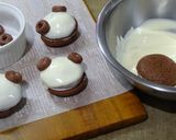 ＊バレンタインに♥クマ☆ウーピーパイ＊作り方14写真