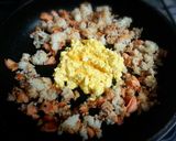 鮭ムニエルのリメイク炒飯作り方3写真
