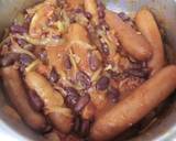 豆とソーセージのトマト煮込み作り方6写真