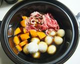 レンジで簡単に和食!!牛肉と里芋煮☆作り方2写真