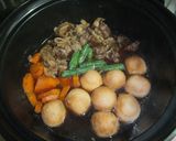 レンジで簡単に和食!!牛肉と里芋煮☆作り方5写真