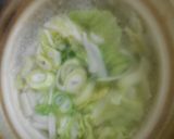 土鍋で余った焼き餃子の味噌汁作り方5写真
