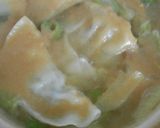 土鍋で余った焼き餃子の味噌汁作り方7写真