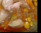 玉ねぎ、人参、鳥ささみの簡単野菜スープ作り方4写真