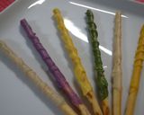 簡単！バレンタイン★カラフルベジポッキー作り方7写真