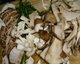 もやしとキノコのバター醤油炒め作り方1写真