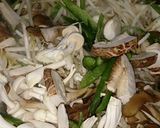 もやしとキノコのバター醤油炒め作り方3写真