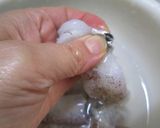 べいかと三つ葉の塩焼きそば作り方4写真