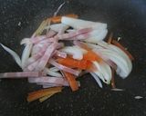 べいかと三つ葉の塩焼きそば作り方8写真