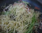 べいかと三つ葉の塩焼きそば作り方9写真