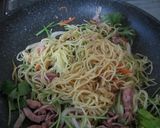 べいかと三つ葉の塩焼きそば作り方11写真