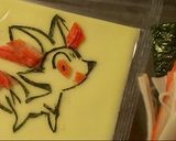 キャラ弁～フォッコ～ポケモン作り方5写真