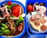 魚ニソ＆海苔でブドウロックシードキャラ弁作り方10写真