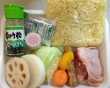 四国たっぷり根菜塩焼きそば☆作り方2写真