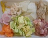 四国たっぷり根菜塩焼きそば☆作り方3写真