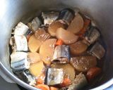 大根とさんまの味噌煮作り方3写真