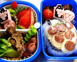 ガイム☆キャラ弁♬ブドウロックシード作り方15写真