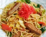 美味愛媛☆焦がし醤油のじゃこ天焼きそば作り方7写真