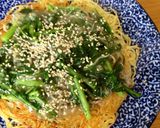 「苦うま」春菊あんのカリカリ焼きそば作り方10写真