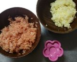 お花畑のお弁当作り方1写真