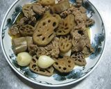 肉レンコン(牛バラ肉篇)作り方5写真