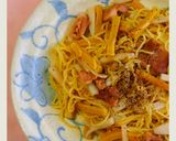 ローズポーク干し芋蓮根の塩焼きそば作り方6写真